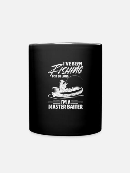 Angler - Tasse einfarbig - Schwarz