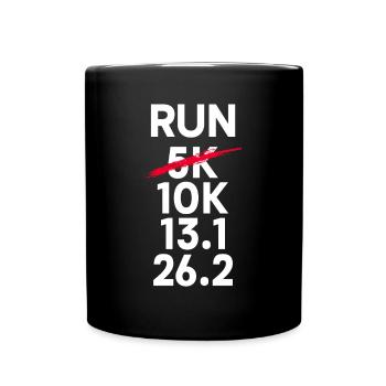 Run 5K - Entraînement à la course Jogging - Mug uni - noir - Devant