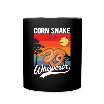 Kornnatter Flüsterer Corn Snake Whisperer - Full Colour Mug - black - Front
