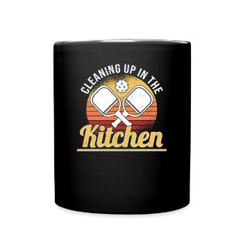 Pickleball Retro Love Dinking Pickleball Joueur - Mug uni - noir - Devant