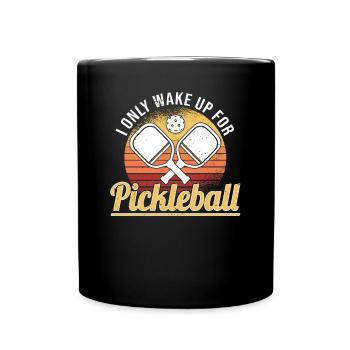 Pickleball Retro Love Dinking Pickleball Joueur - Mug uni - noir - Devant