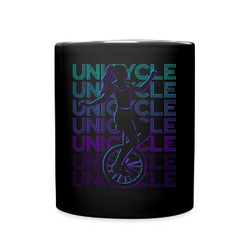 Monocyclisme Monocycle Rétro - Mug uni - noir - Devant