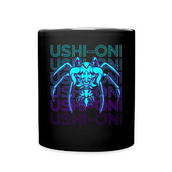 Ushi Oni Yokai Gyuki Japanische Mythologie - Tasse einfarbig - Schwarz - Vorne