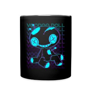 Voodoo Doll Witchcraft Retro - Mug uni - noir - Devant