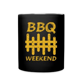 BBQ Weekend Grill Grill Maître - Mug uni - noir - Devant