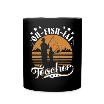 Ofishial Lehrer - Tasse einfarbig - Schwarz - Vorne