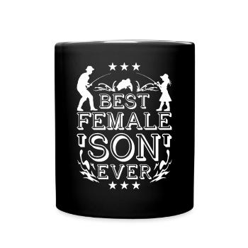 Remplacement de Fishing Son - Mug uni - noir - Devant