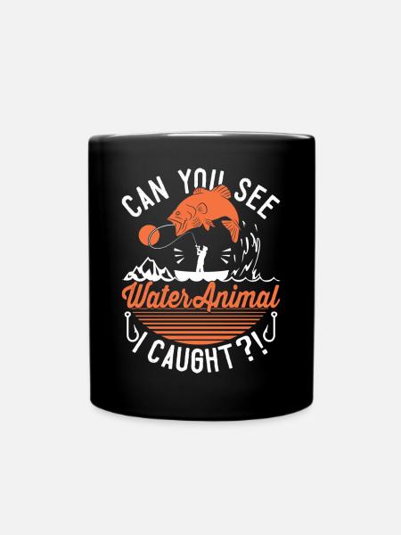 What a Fish - Tasse einfarbig - Schwarz