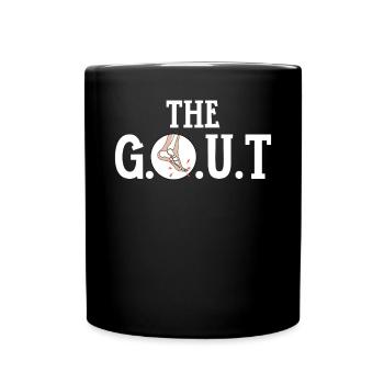 Gout Warrior Podagra Gout Awareness Arthritis - Full Colour Mug - black - Front