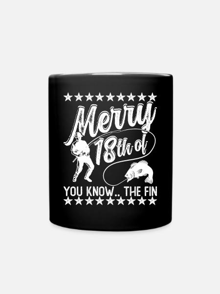 Joe Biden Fischen - Tasse einfarbig - Schwarz