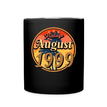 Mois de naissance Août 1999 - Mug uni - noir - Devant