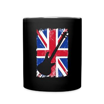 Platinum Jubilee Union Jack Best Bass Player - Tasse einfarbig - Schwarz - Vorne