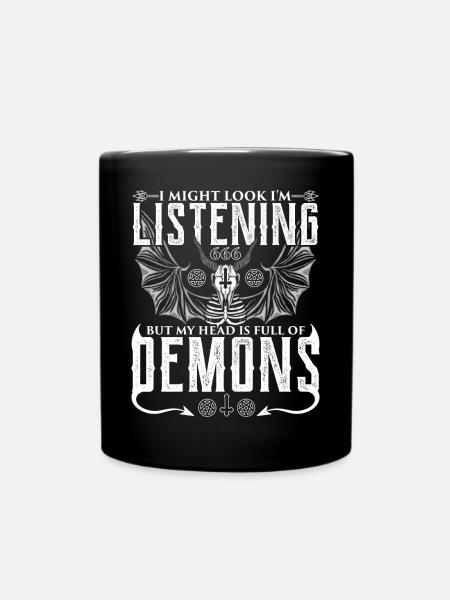 Lustig Kult Okkult - Tasse einfarbig - Schwarz