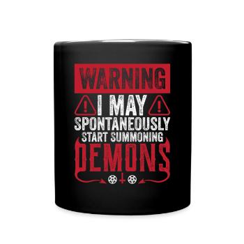 Funny Cult Occult - Full Colour Mug - black - Front