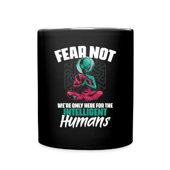 Peur pas drôle Alien Alien WordPlay - Mug uni - noir - Devant