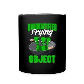 Unknown funny Alien Life puns for a - Full Colour Mug - black - Front