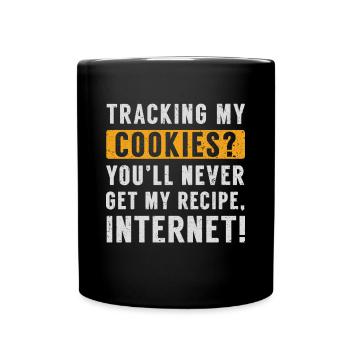 Internet Cookies Web Grandma - Full Colour Mug - black - Front