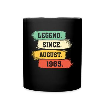 Légende depuis août 1965 - Mug uni - noir - Devant