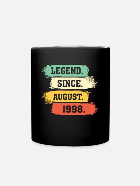 Légende depuis août 1998 - Mug uni - noir
