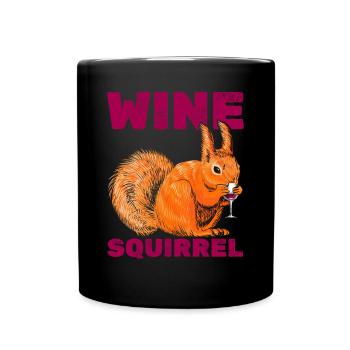 Drôle d’écureuil, drôle d’écureuil - Mug uni - noir - Devant