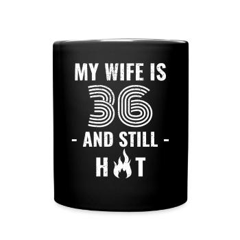 Cadeau d’anniversaire de femme de 36 ans - Mug uni - noir - Devant