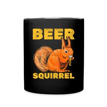 Drôle d’écureuil, drôle d’écureuil - Mug uni - noir - Devant