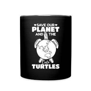 Jour de la Terre Environnement Sauvez notre planète et - Mug uni - noir - Devant