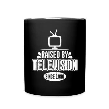 By Television Since 1930 - Full Colour Mug - black - Front