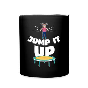 It Up Trampoline Trampolining - Full Colour Mug - black - Front