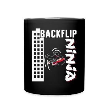 Parkour Freerunning Traceur - Tasse einfarbig - Schwarz - Vorne