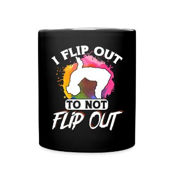 Parkour Freerunning Traceur - Tasse einfarbig - Schwarz - Vorne