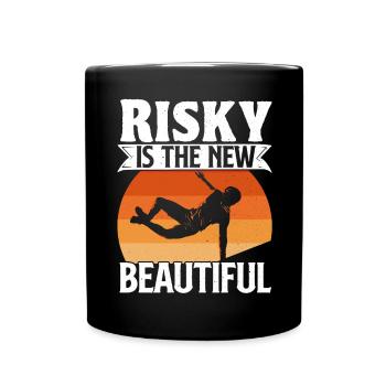 Parkour Freerunning Traceur - Tasse einfarbig - Schwarz - Vorne