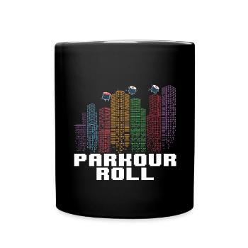 Parkour Freerunning Traceur - Tasse einfarbig - Schwarz - Vorne