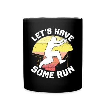 Parkour Freerunning Traceur - Tasse einfarbig - Schwarz - Vorne