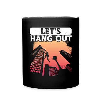 Parkour Freerunning Traceur - Tasse einfarbig - Schwarz - Vorne