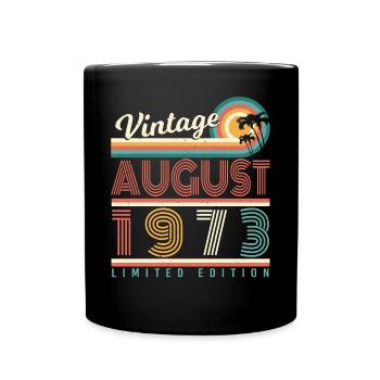 1973 August Limitierte Edition - Tasse einfarbig - Schwarz - Vorne