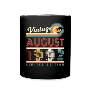 A l’âge de 30 août 1992 - Mug uni - noir - Devant