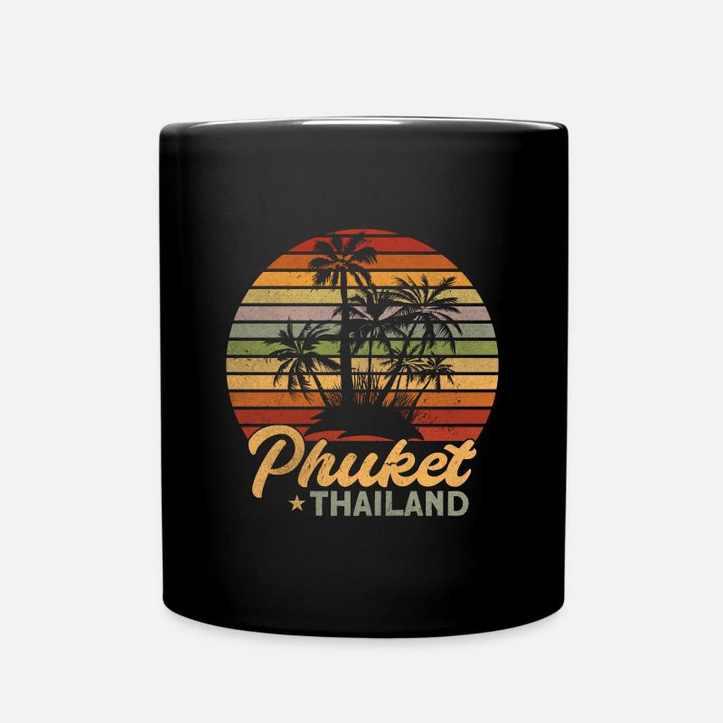 Thailand - Tasse einfarbig - Schwarz
