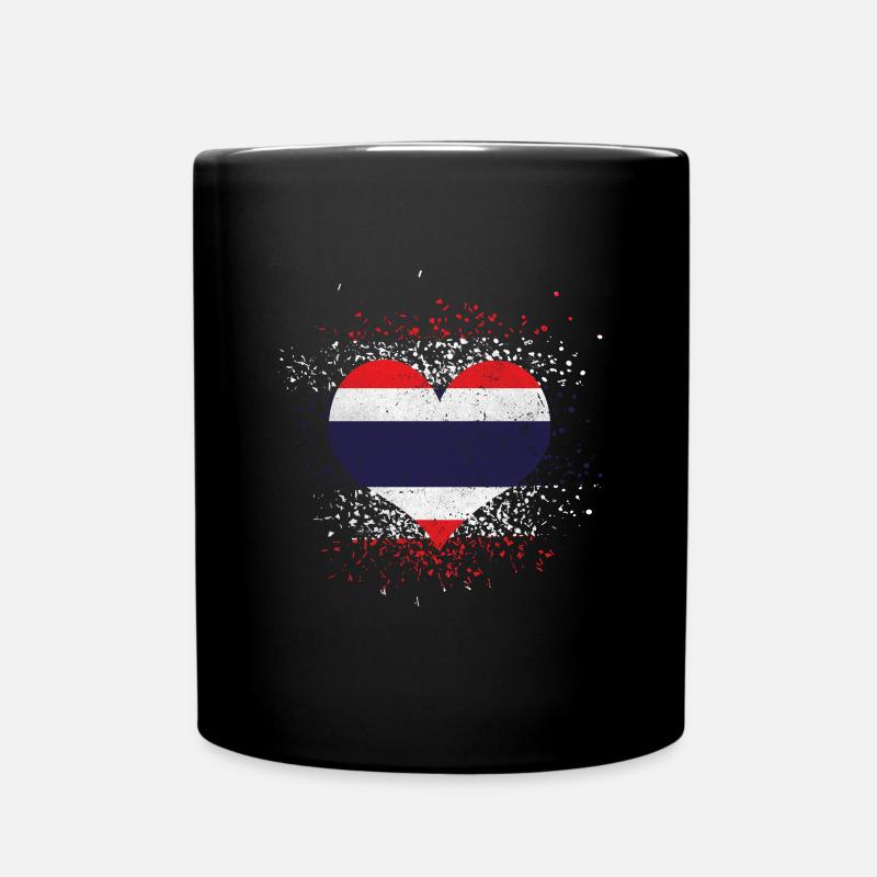 Thailand - Tasse einfarbig - Schwarz