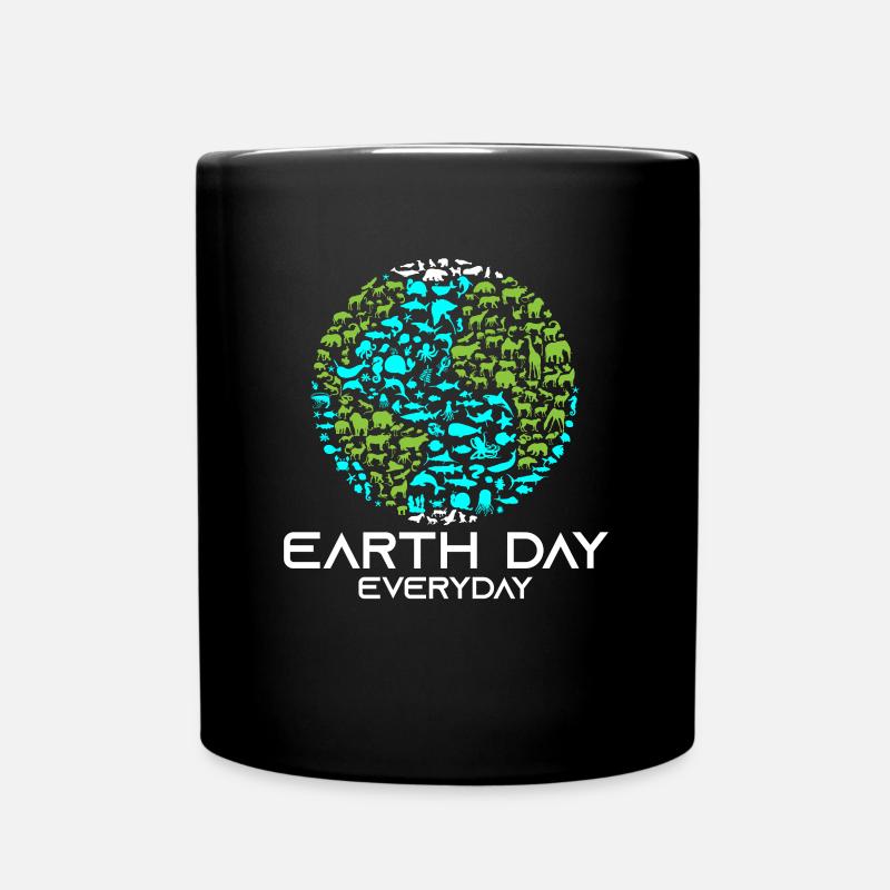 Jour de la Terre Tous les jours - Mug uni - noir