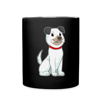 Os de chien - Mug uni - noir - Devant