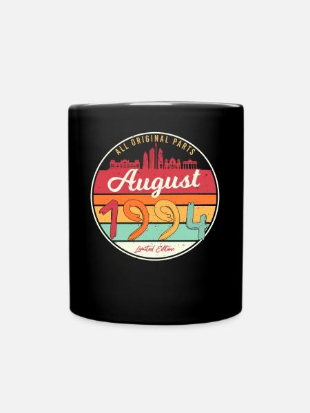 Geboren August 1994 - Tasse einfarbig - Schwarz