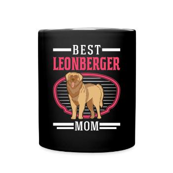 Meilleure maman Leonberger - Mug uni - noir - Devant