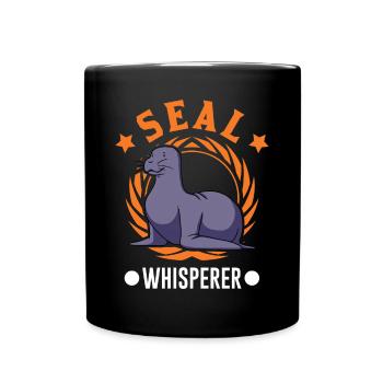 Seal Whisperer Seal Whisperer Lion de mer - Mug uni - noir - Devant