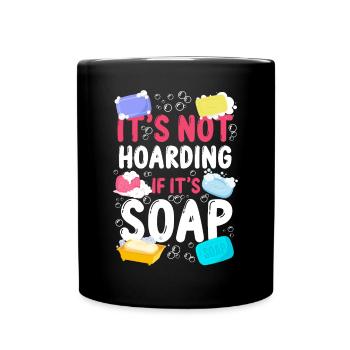 Fabrication de savon Artisanat Ce n’est pas - Mug uni - noir - Devant