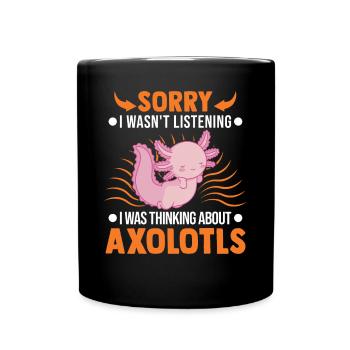 Axolotl Gift Tail Lurch Axolotl - Mug uni - noir - Devant