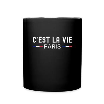 France - Mug uni - noir - Devant