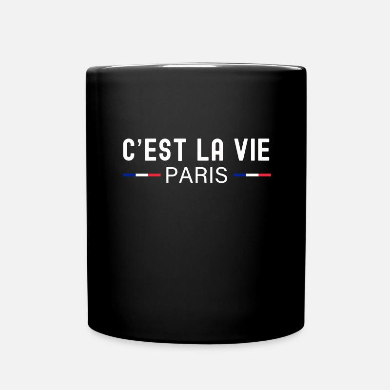 France - Mug uni - noir