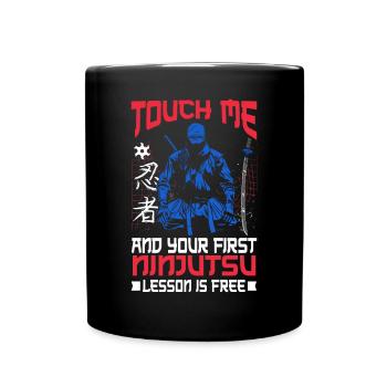 Ninja - Tasse einfarbig - Schwarz - Vorne