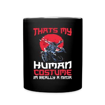 Ninja Cadeau Karaté Ninjutsu Judo Samouraï Japon - Mug uni - noir - Devant
